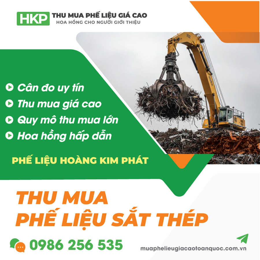 Thu mua phế liệu sắt giá cao thu mua nhựa tận nơi
