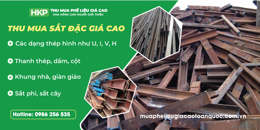 Thu mua phế liệu sắt đặc giá cao